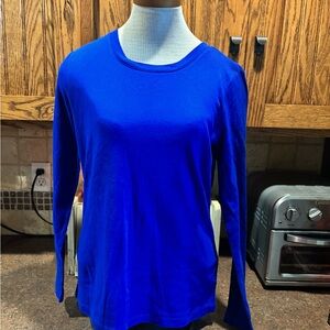 $3 SALE Studio Works Royal Blue Long Sleeve Top